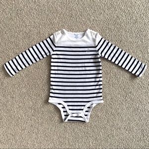 NWOT Ralph Lauren Striped Cotton Jersey Bodysuit